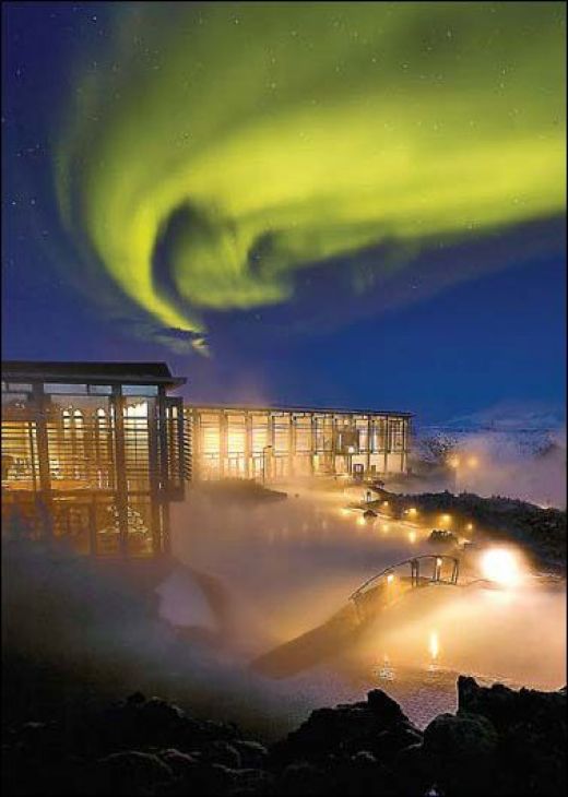 Arrival via Blue Lagoon & Northern Lights